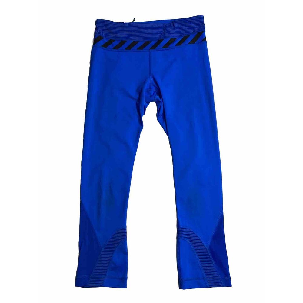Lululemon Womens Crop Leggings Royal Blue Size 4